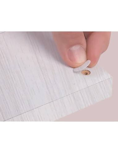 Blister Mini Tapa Tornillo - Blanco Nature 14 X 0 45 Mm - 10 Laminas X 50 Tt