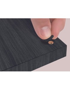 Blister Mini Tapa Tornillo - Ebano Negro 14 X 0 45 Mm - 10 Laminas X 50 Tt