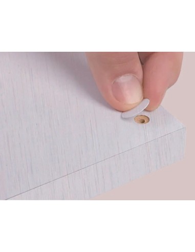 Blister Mini Tapa Tornillo - Lino Blanco 14 X 0 45 Mm - 10 Laminas X 50 Tt