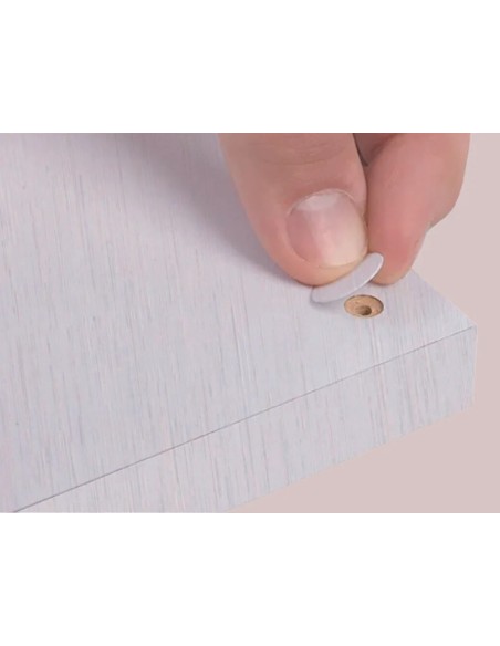 Blister Mini Tapa Tornillo - Lino Blanco 14 X 0 45 Mm - 10 Laminas X 50 Tt