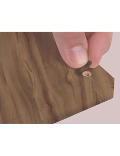 Blister Mini Tapa Tornillo - Nogal Terracota 14 X 0 45 Mm - 10 Laminas X 50 Tt